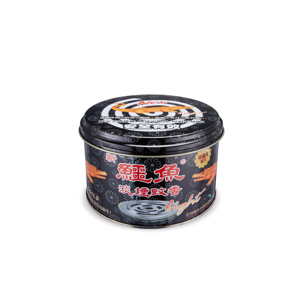 【鱷魚】淡煙蚊香 30卷(鐵罐)